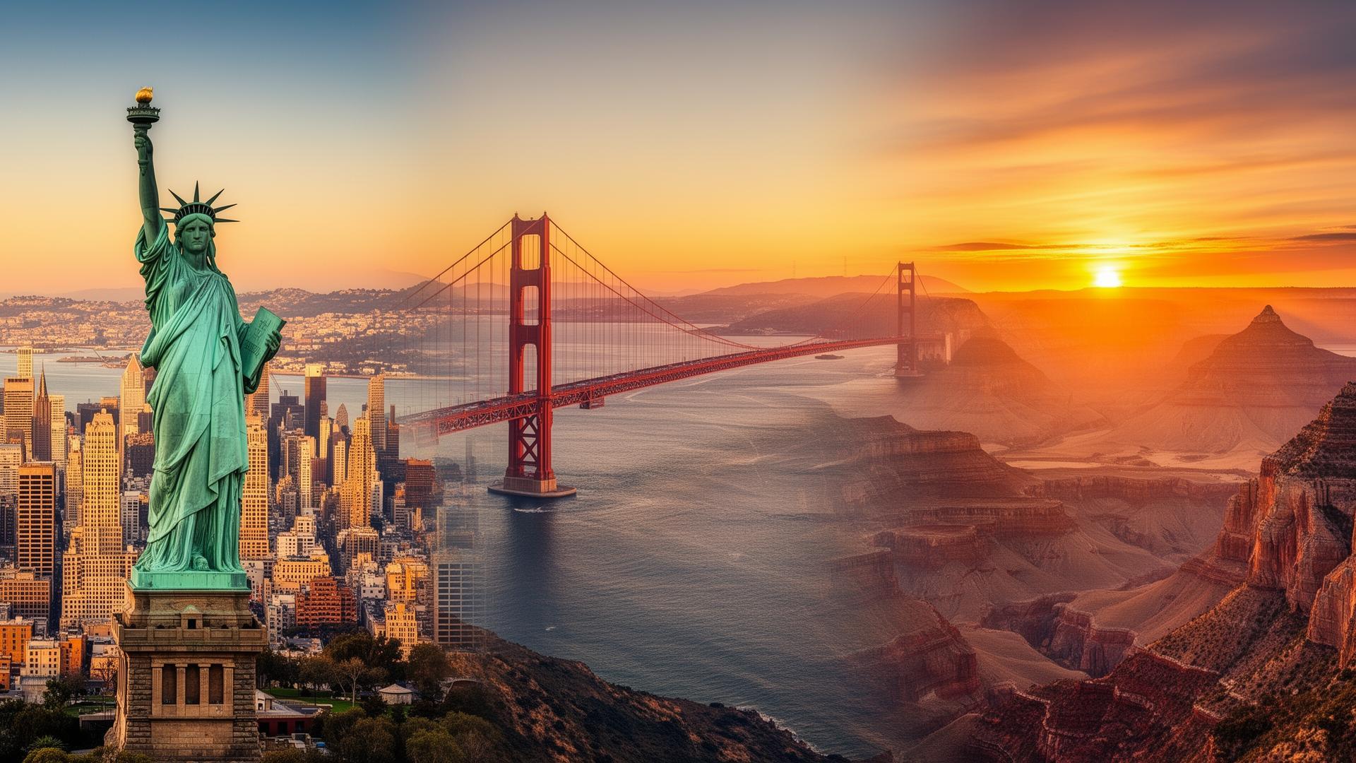 Iconic USA landmarks